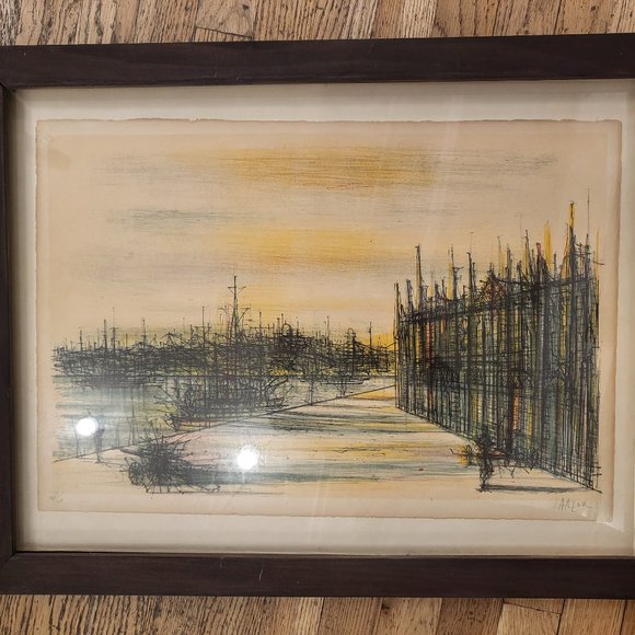 Abstract lithograph